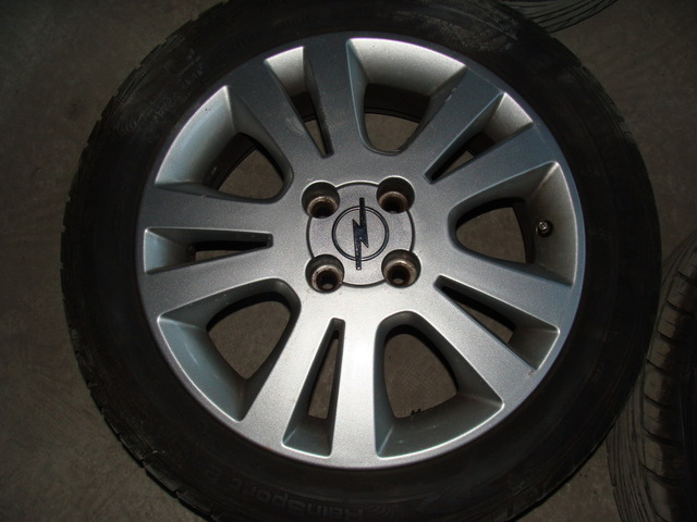 Jante aliaj Opel pe 16'', prindere 4x100 cu anvelope 205/50/R16