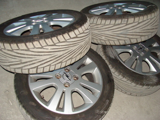 Jante aliaj Opel pe 16'', prindere 4x100 cu anvelope 205/50/R16
