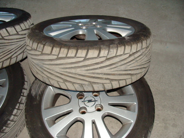 Jante aliaj Opel pe 16'', prindere 4x100 cu anvelope 205/50/R16