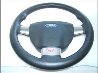 Volan piele  st cu   airbag ford focus 2 .  model 2005-2009 .