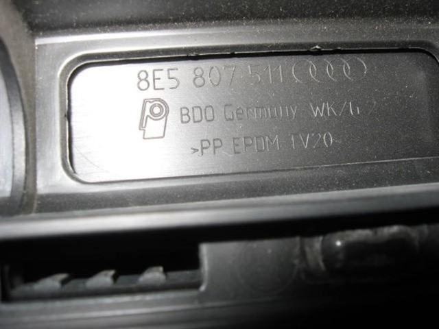 Bara spate audi a4