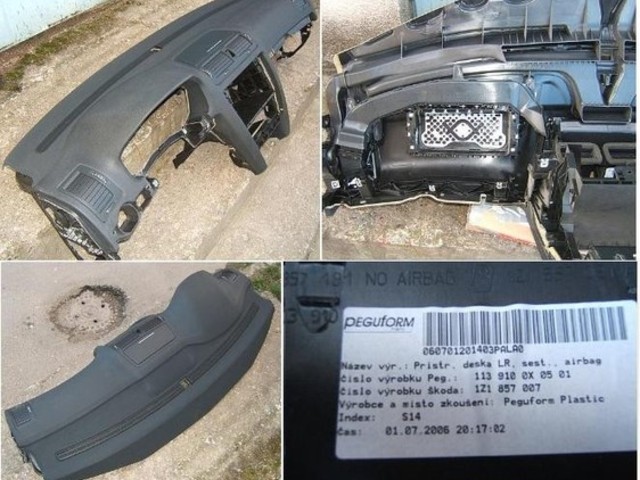 Plansa bord si airbag sofer skoda octavia ii  model 2005-2009.