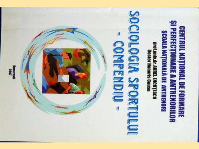 Carte sociologia sportului scoala de antrenori sportivi book