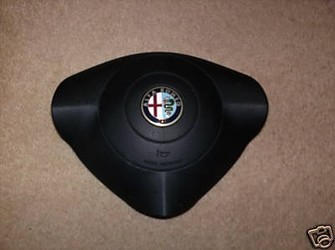 Airbag +volan piele neagra si comenzi  alfa 147